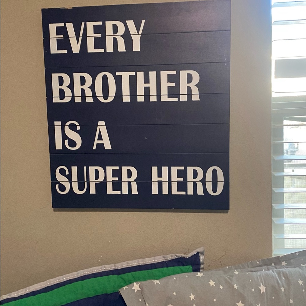 Superhero sign